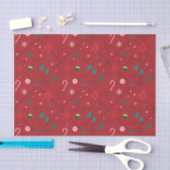 Elf Candy Schachbrett Pattern Seidenpapier (Handwerk)