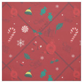 Elf Candy Schachbrett Pattern Stoff (Muster)