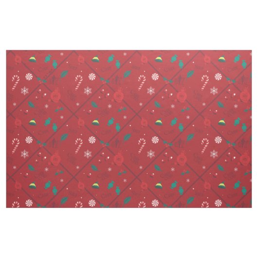 Elf Candy Schachbrett Pattern Stoff (Fat Quarter (45,7 x 55,9 cm))