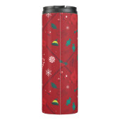 Elf Candy Schachbrett Pattern Thermosbecher (Rückseite)