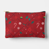 Elf Candy Schachbrett Pattern Zubehörtasche (Vorderseite)