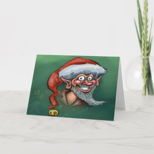 Elf Card Feiertagskarte (Vorderseite)