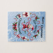 Elf Celebrating Weihnachten Puzzle (Horizontal)
