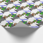 Elf Chrismukkkah Wrapping Paper Geschenkpapier (Ecke)