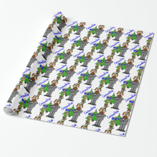 Elf Chrismukkkah Wrapping Paper Geschenkpapier
