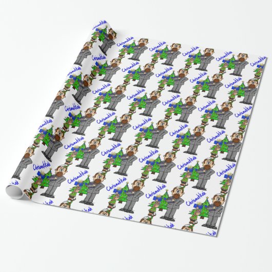 Elf Chrismukkkah Wrapping Paper Geschenkpapier (Ungerollt)