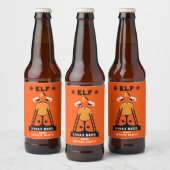 Elf Christmas Drink Bierflaschenetikett (Flaschen)
