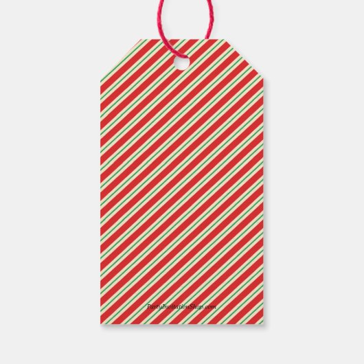 Elf Christmas Geschenkanhänger (Rückseite)