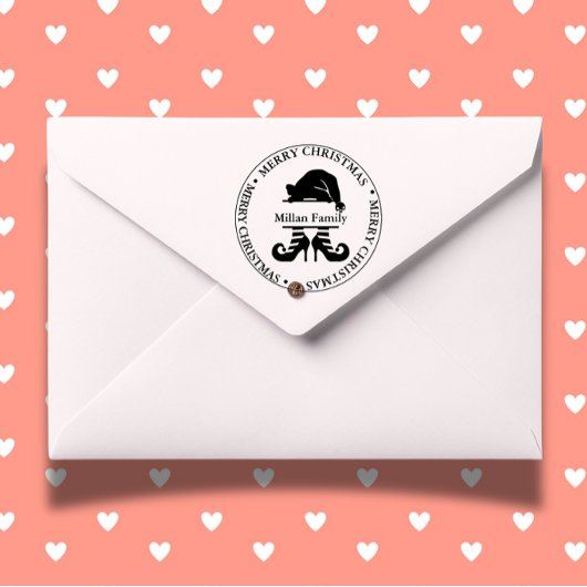 Elf Christmas Girl theme Permastempel