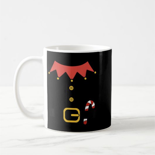 Elf Christmas Halloween Costume Mens Womens Boys G Kaffeetasse (Links)