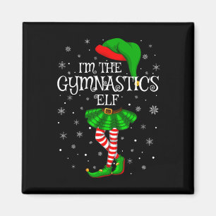 Elf Christmas Matching Family Girls Elf Magnet