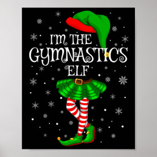 Elf Christmas Matching Family Girls Elf Poster