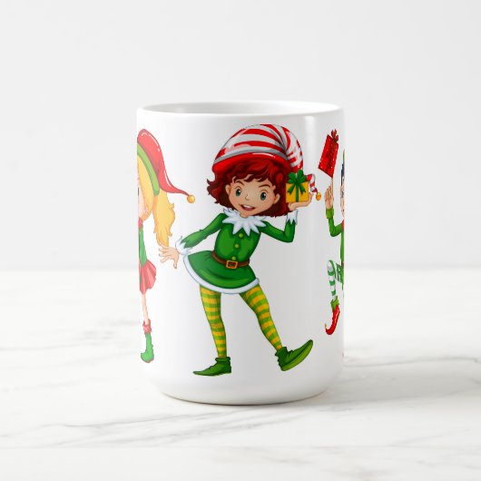 ELF Christmas Pattern Kaffeetasse (Mittel)