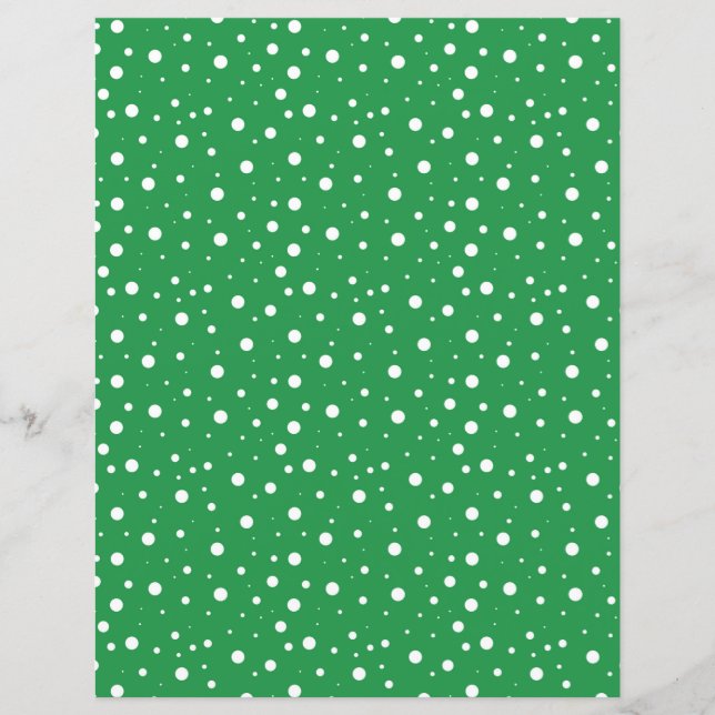 Elf Christmas Scrapbook Paper (Vorderseite)