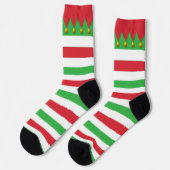 Elf Christmas Socken (Linkes Detail)