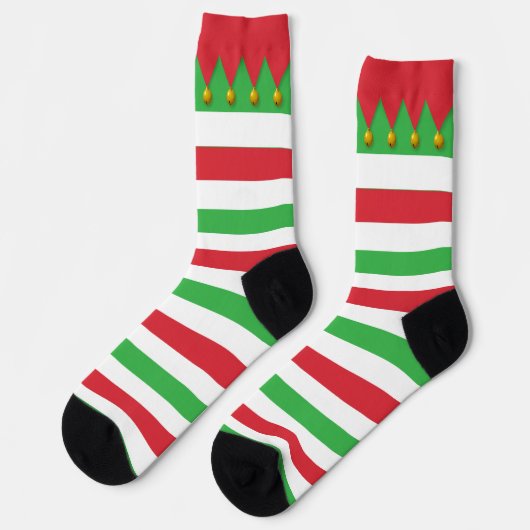 Elf Christmas Socken (Linkes Detail)