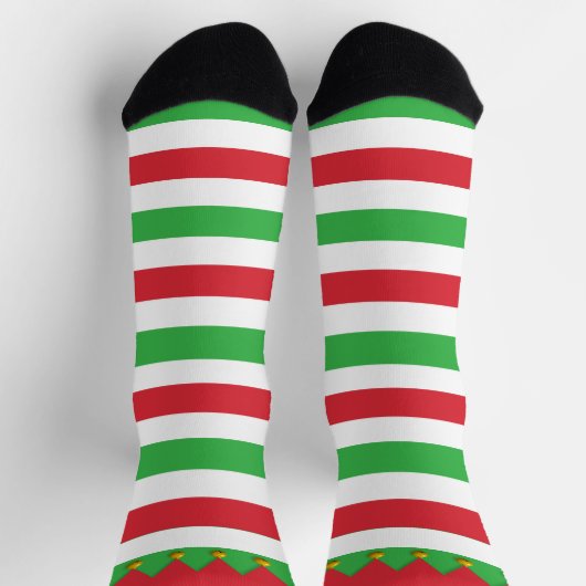 Elf Christmas Socken (Oben)