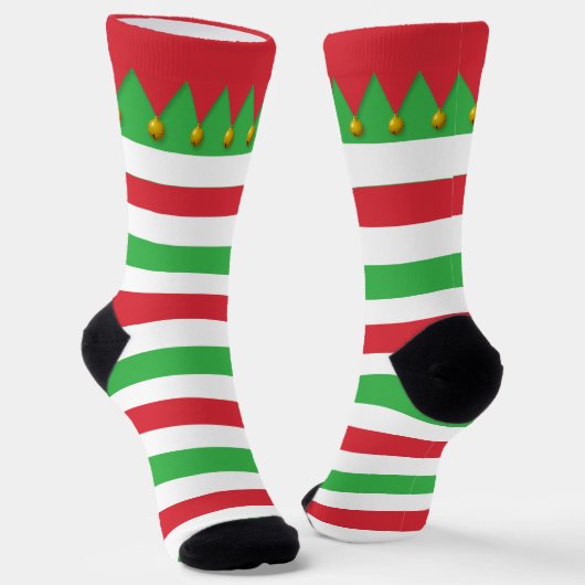 Elf Christmas Socken (Gewinkelt)