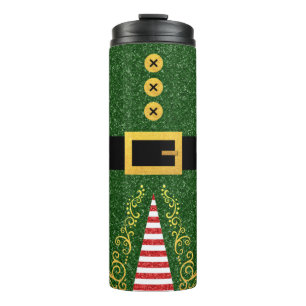 Elf Christmas Tumbler: Sip in Santa's Workshop Thermosbecher