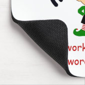 Elf Christmas Wi-Fi Guest Computer Desk Room Mousepad (Ecke)