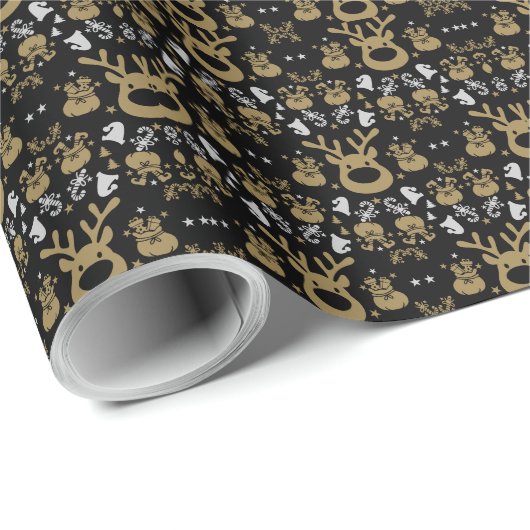 Elf Christmas Wrapping Geschenkpapier (Rolleneckpunkt)