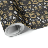 Elf Christmas Wrapping Geschenkpapier (Rolleneckpunkt)