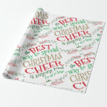 Elf Christmas Wrapping Paper Christmas Cheer Geschenkpapier<br><div class="desc">Elf Christmas Wrapping Paper Christmas Cheer</div>