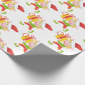 Elf Christmas Wrapping Paper Geschenkpapier (Ecke)