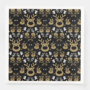 Elf Christmas Wrapping Serviette