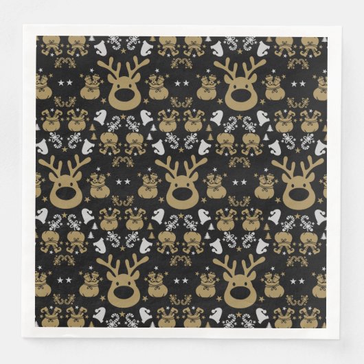 Elf Christmas Wrapping Serviette (Vorderseite)