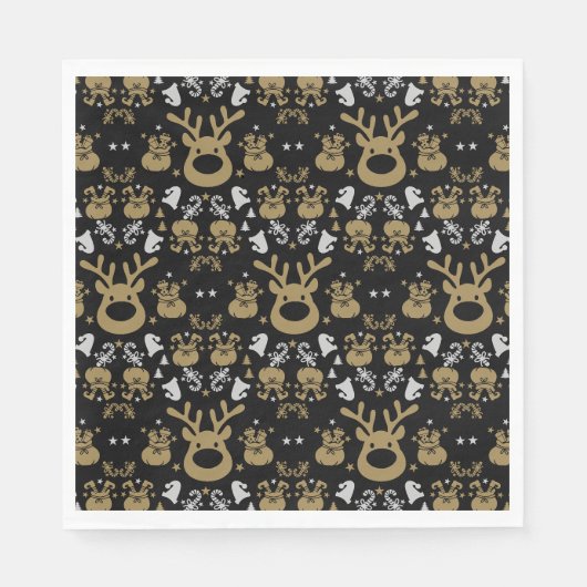 Elf Christmas Wrapping Serviette (Vorderseite)