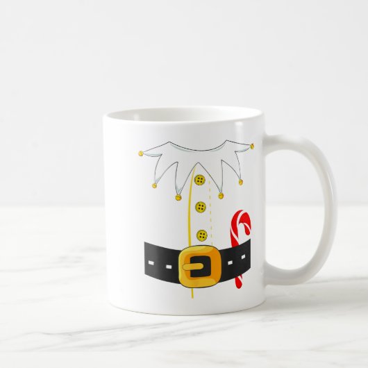 Elf Costume Christmas Holiday Men Women Kids  Kaffeetasse (Rechts)