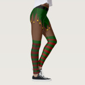Elf Costume Leggings Afrikanischer Weihnachtself P (Rechts)