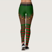 Elf Costume Leggings Afrikanischer Weihnachtself P (Rückseite)