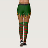 Elf Costume Leggings Afrikanischer Weihnachtself P (Rückseite)