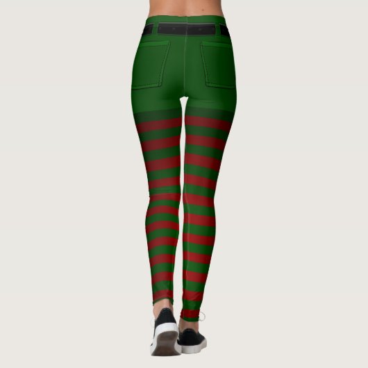 Elf Costume Leggings Weihnachten Elf Pants (Rückseite)
