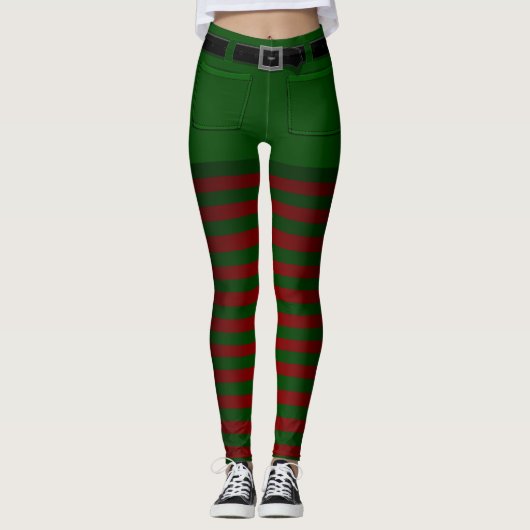 Elf Costume Leggings Weihnachten Elf Pants (Vorderseite)