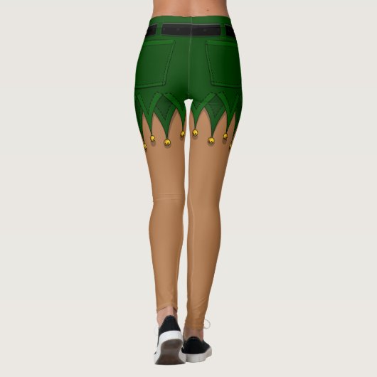 Elf Costume Leggings Weihnachten Elf Pants (Rückseite)