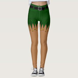 Elf Costume Leggings Weihnachten Elf Pants