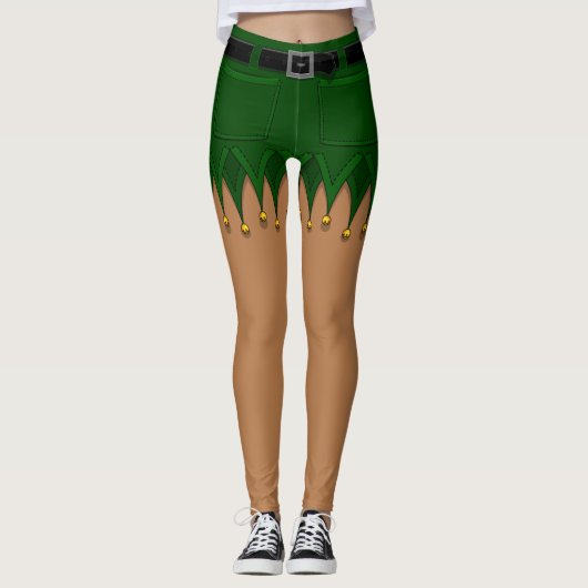 Elf Costume Leggings Weihnachten Elf Pants (Vorderseite)