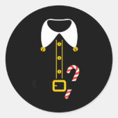 Elf Costume Runder Aufkleber (Vorderseite)