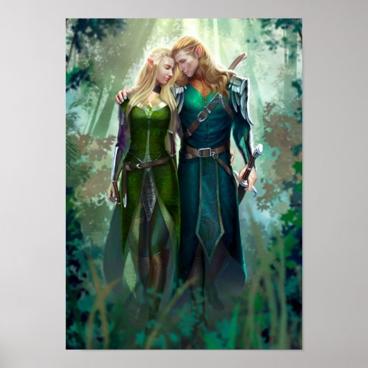 Elf Couple Poster (Vorne)