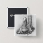 Elf-Dame Button (Vorne & Hinten)