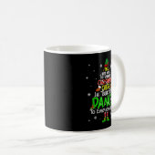 Elf Dance Teacher Beste Art Weihnachtsmann ist Tea Kaffeetasse (VorderseiteRechts)