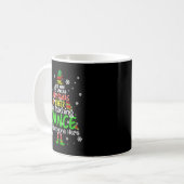 Elf Dance Teacher Beste Art Weihnachtsmann ist Tea Kaffeetasse (Vorderseite Links)