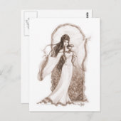 Elf Dancing Postkarte (Vorne/Hinten)