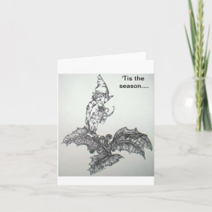 elf, 'Das ist die Jahreszeit.... Feiertagskarte
