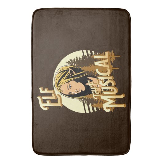 Elf das Musical Badematte (Vorderseite Vertikal)