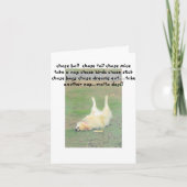 Elf der Clown Feiertagskarte (Vorderseite)