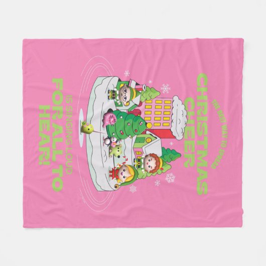 Elf der Film | Der beste Weg Weihnachten zu verbre Fleecedecke (Vorderseite (Horizontal))